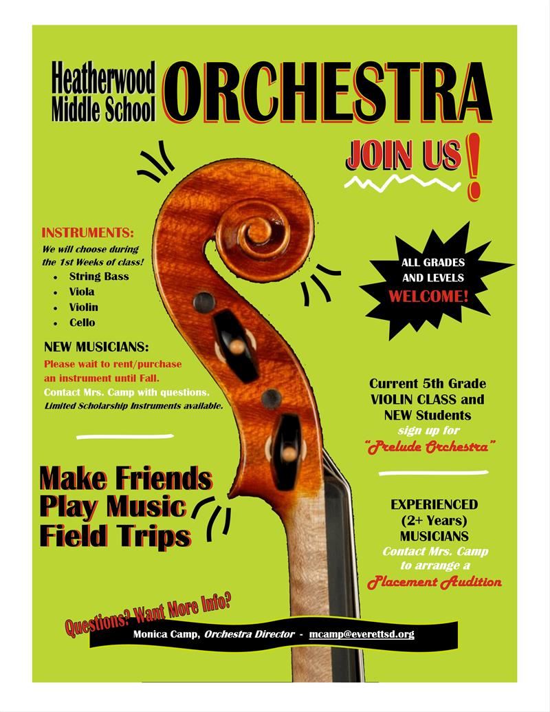 Green Join Orchestra Poster Green Join Orchestra Poster
